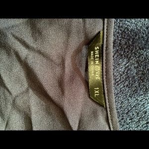 Dark blue fancy tank top